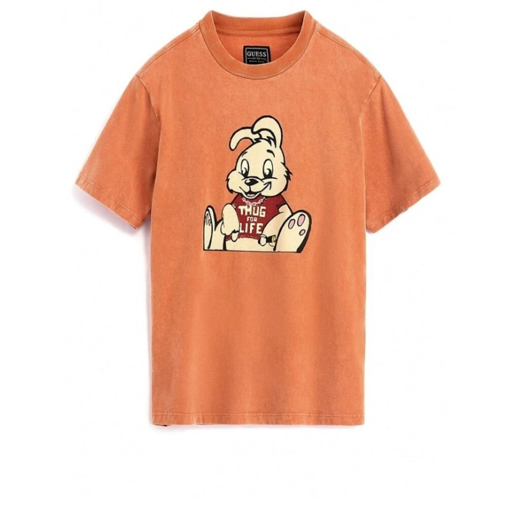 GUESS x Brandalised Junior Boy's Thug Bunny Tee Copper Cup ( 8 )